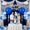 4PCS Large 36 Inch Royal Blue Balloons, Royal Blue Latex Big Balloons for Birthday Baby Shower Graduation Baseball Nautical Retirement Bachelorette Patriotic Independence Day Party Supplies